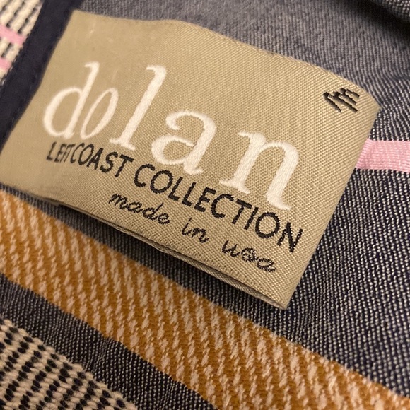 Dolan Left Coast Collection Size Medium Luella Vertical Stripes Pullover Blouse - Picture 4 of 6